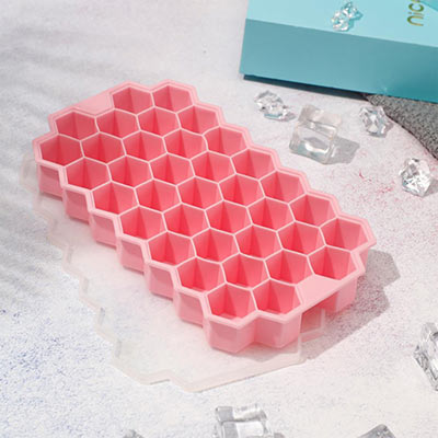 Ice cube honeycomb siliocne ice mold 37cavity