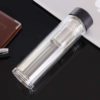 Double wall glass water infuser smart temperature measuring bottle 1