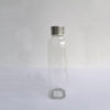 Large square shape bottle glass with steel lid 30oz